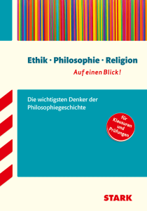 Ethik, Philosophie, Religion - Auf einen Blick! Gymnasium - Denker der Philosophiegeschichte