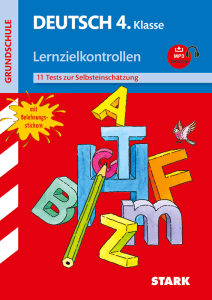 Lernzielkontrollen Grundschule - Deutsch 4. Klasse