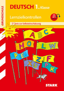 Lernzielkontrollen Grundschule - Deutsch 1. Klasse