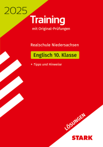 Lösungen zu Original-Prüfungen und Training Abschlussprüfung Realschule 2025 - Englisch - Niedersachsen