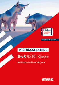 Prüfungstraining BwR 9./10. Klasse