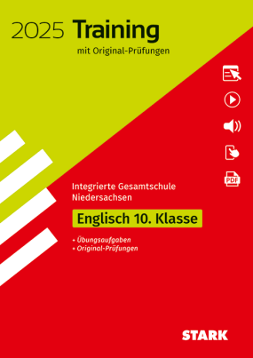Original-Prüfungen und Training - Abschluss Integrierte Gesamtschule 2025 - Englisch 10. Klasse - Niedersachsen