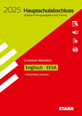 Original-Prüfungen und Training - Hauptschulabschluss / EESA 2025 - Englisch - NRW