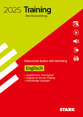 Training Abschlussprüfung Realschule 2025 - Englisch - BaWü