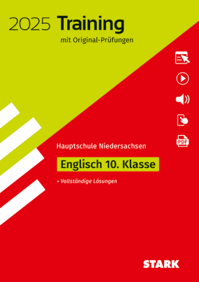Original-Prüfungen und Training Hauptschule 2025 - Englisch - Niedersachsen