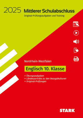Original-Prüfungen und Training - Mittlerer Schulabschluss 2025 - Englisch - NRW