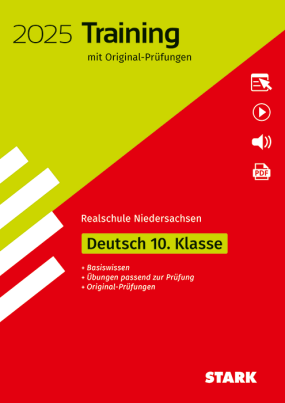 Original-Prüfungen und Training Abschlussprüfung Realschule 2025 - Deutsch - Niedersachsen